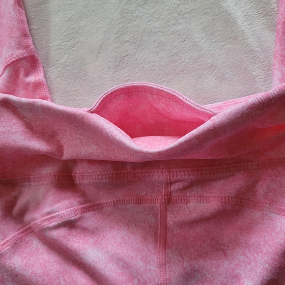 NWT Pink & White Leggings With Secret Pocket - Picture 6 of 11